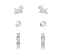 Radley London Ladies Pack of 3 Sterling Silver Earring Set Silver