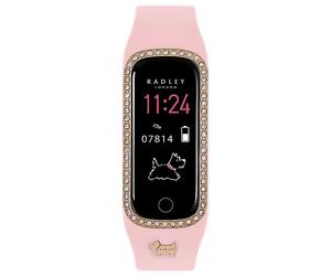 Radley London Ladies Series 8 Cobweb Silicone Strap Stone Set Smart Watch RYS08-2142 Rose