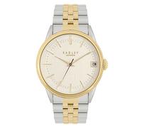 Radley London Ladies Two Tone Plated Coin Edge Bezel Bracelet Watch Gold
