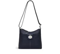 RADLEY London Longacre Small Ziptop Crossbody Handbag for Women, in Navy Grained Leather