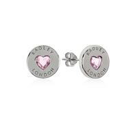 Radley London Love Heart Stud Earrings Silver