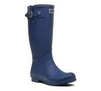 Radley London Matt Black Alba Hi Wellingtons Natural
