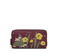 RADLEY London Midnight Wanderer Women's Leather Large Zip Around Purse, Dark Cherry