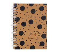 Radley London Mini Spiral Notebook, A6 Pocket Notebook, Blank Journal with 200 Lined Pages, Cute Hardcover Notebook, Radley Evergreen