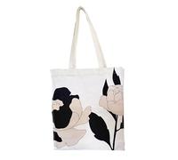 RADLEY London Mono Rose Floral Medium Open Top Canvas Tote Bag