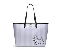 Radley London Palace Gardens Chalk Stripe Large Open Top Shoulder Bag Chalk