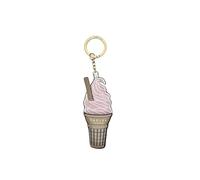 RADLEY London Pierside Ice Cream Leather Key Ring, Medium Beige, Medium Beige, One Size
