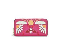 Radley London Red Marl Rising Sun Large Zip Around Matinee Purse White