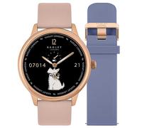 Radley London Series 19 Smart Calling Watch with interchangeable Cobweb leather and Denim Silicone Straps RYS19-2130-SET Rose