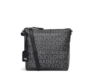 RADLEY London Signature Logo Medium Zip-Top Cross Body Bag in Black