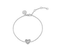 Radley London Silver Plated Pav© Stone Heart Bracelet Silver