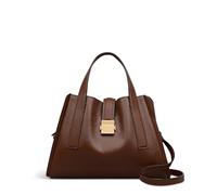 RADLEY London Sloane Mews Women's Leather Medium Ziptop Top Handle Bag, Chocolate