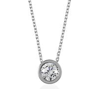 Radley London Sterling Silver Cubic Zirconia Coin Necklace