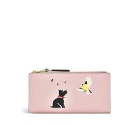 RADLEY London Time to Soar Large Bifold Purse for Women, in Pink Leather with a Colourful Screen Print
