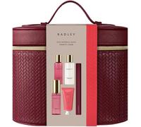 Radley London Vanity Case with Hand Cream, Night File, Handbag Mirror | Cosmetic and Make Up Case | Gift Set for Christmas