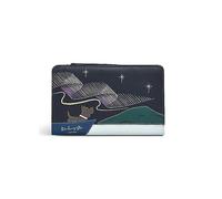 Radley London Wandering Star Ink Medium Bifold Purse Metallic