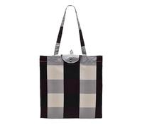 RADLEY London Women Girls Responsible Foldaway Shopper Shoulder Tote Bag Patchwork in Imperial Purple Black & Grey