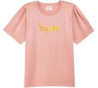 RADLEY London Womens 100% Cotton Smile Pleat Sleeve T Shirt in Pink Size Small
