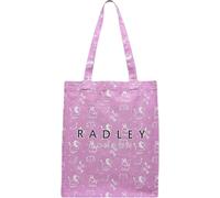 RADLEY London Womens Astrology Medium Responsible Recycled Cotton Canvas Tote Shoulder Bag in Sugar Pink