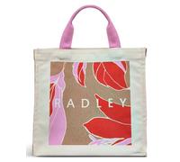 RADLEY London Womens Floral Frame Natural Small Open Top Fabric Grab Bag