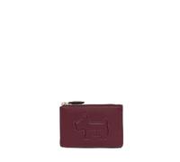RADLEY London Womens Hadley Lane Leather Small Ziptop Card & Coin Holder in Dark Cherry