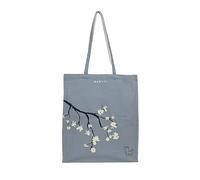 RADLEY London Womens In Bloom Medium Open Top Canvas Tote Shopper Bag in Smoke Blue