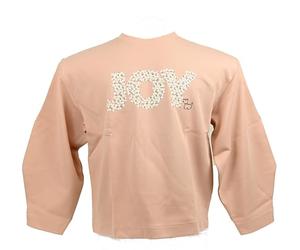 RADLEY London Womens Joy Pleat Cuff Sweatshirt in Pink Size Medium