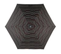 RADLEY London Womens Ladies Mini Telescopic foldaway Umbrella On Repeat in Black