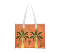 RADLEY London Womens Ladies Paradise Palms Responsible Large Canvas Tote Bag in Peach Cobbler