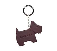 Radley London Womens Leather Keyring Bag Charm My Dog in Dark Cherry Red