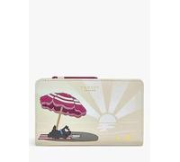RADLEY London Womens Leather Medium Beach Umbrella Bifold Purse Wallet in Birch Cream