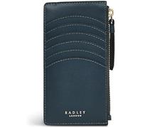RADLEY London Womens Leather Zip Top Coin Purse Card Holder Wallet Liverpool Street in Dark Green