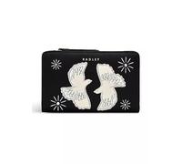 RADLEY London Womens Medium Leather Two Turtle Doves Bifold Purse Wallet in Black