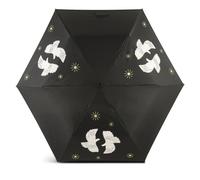 RADLEY London Womens Ladies Girls Mini Telescope Umbrella Two Turtle Doves in Black