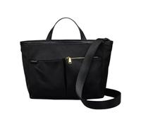 RADLEY London Womens Montague Lane Medium Zip-Top Grab Crossbody Shoulder Bag Crafted from Recycled Nylon Features Twin Grab Handles & Zip Fastening Cross Body Handbag with Adjustable Strap in Black