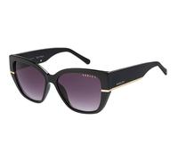 RADLEY London Women's Oversized Square Cat Eye Sunglasses, 56 mm, Black