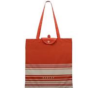 Radley London Womens Radley Stripe Responsible Foldaway Shopper Tote Shoulder Bag in Red & Cream