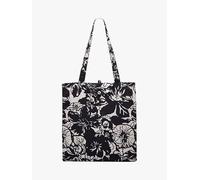 RADLEY London Womens Spring Floral Responsible Foldaway Shopping Bag Made Of Recycled Fabric in Black & Chalk