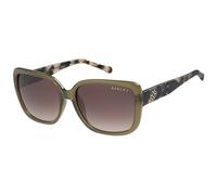 RADLEY London Women's Square Wrap Sunglasses, 57 mm, Khaki Green/Pale Tort