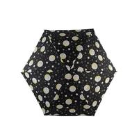 RADLEY London Womens Telescopic Foldaway Umbrella To the Moon Responsible in Black