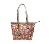 RADLEY Maple Cross Thrift Floral Zip top Tote Bag in Light Orange