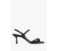 RADLEY Meadow Road Black Leather Heeled Sandals Size: 39, Colour: Blac