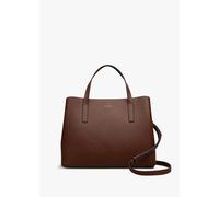 RADLEY Medium Dukes Place Textured Chocolate Leather Grab Bag Size: On