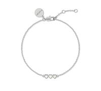 Radley Mother of Pearl Three Heart Sterling Silver Bracelet 21cm + 3cm