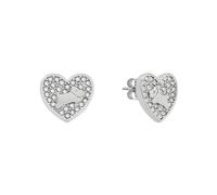 Radley Pave Stone Heart Stud Earrings 1 x 1.1cm