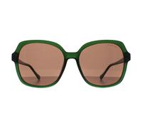 Radley Women's Square Transparent Dark Green Brown Phoenix 6505 Radley Green One Size