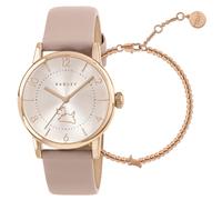 Radley Praire Pink Leather Strap Watch and Bracelet Set