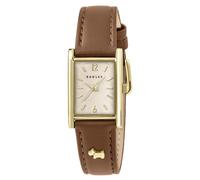 Radley Rectangle Champagne Dial Brown Leather Strap