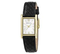 Radley Rectangle Mother of Pearl Dial Black Leather Strap Watch