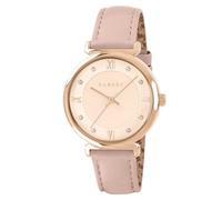 RADLEY Rose Gold Plated 35mm T-bar Praire Pink Leather Strap